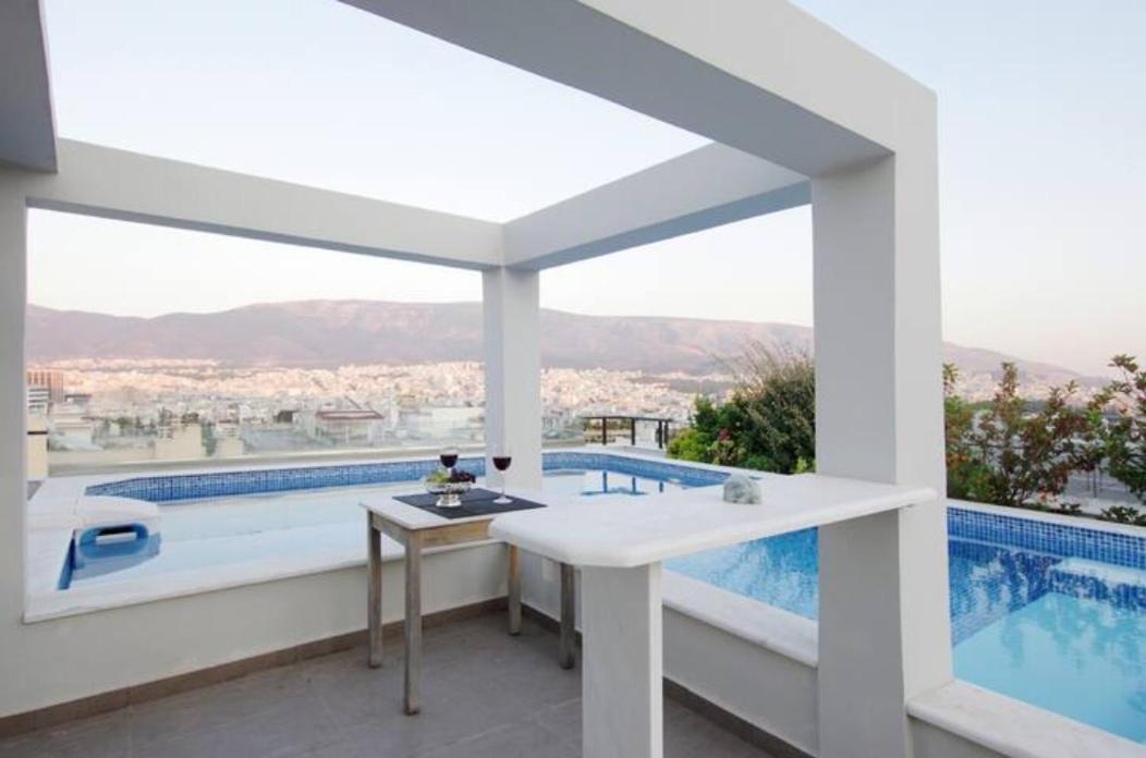 Апартаменты Athens Lycabettus Hill Penthouse, Private Roof Garden & Pool Экстерьер фото